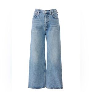 Citizens Of Humanity Blue Flare Wide Leg Jeans